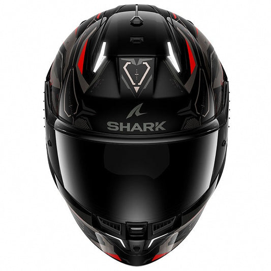 Skwal i3 Linik Full Face Helmet – Black/Anthracite/Red