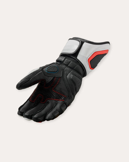 Gloves Quantum 3 | White-Neon Red