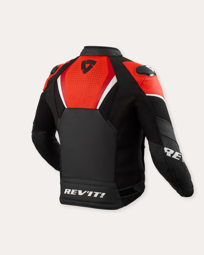 Jacket Automate | Black-Neon Red