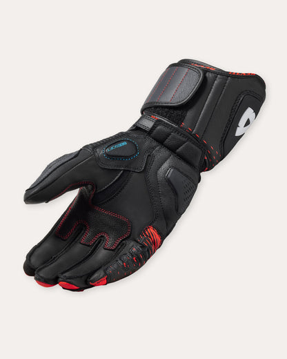 Gloves Control | Black-Neon Red