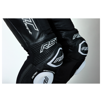 RST V4.1 Evo Kangaroo Airbag Mens Leather Suit - Black / Black
