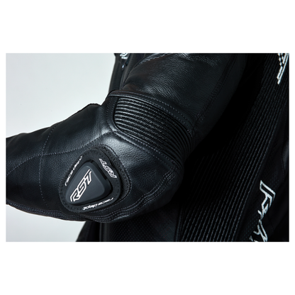 RST V4.1 Evo Kangaroo Airbag Mens Leather Suit - Black / Black