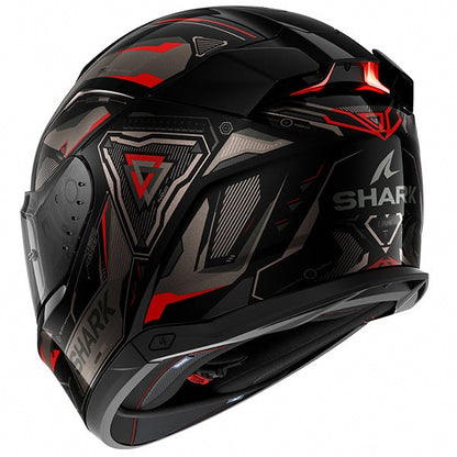 Skwal i3 Linik Full Face Helmet – Black/Anthracite/Red