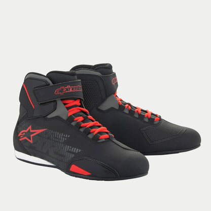Alpinestars Sektor Shoe - Black / Bright / Red