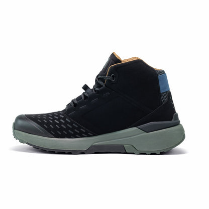 Sidi Nucleus Suede Waterproof CE Shoes - Black / Ivy