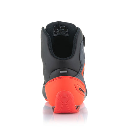 Alpinestars Faster-3 Motorcycle Shoes - Black / Grey / Red Fluo