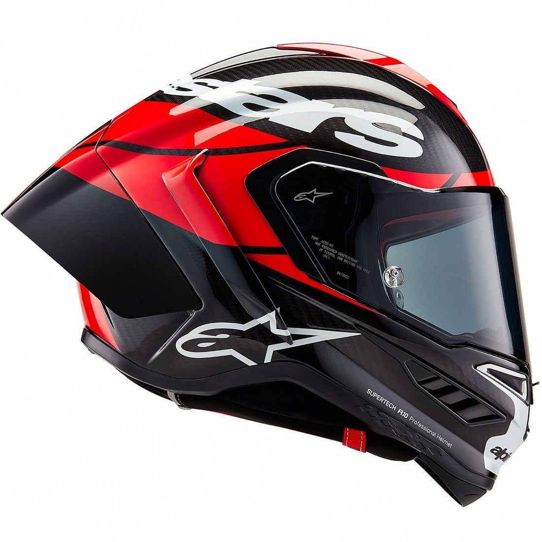 Supertech R10 Element Carbon Red Race Helmet
