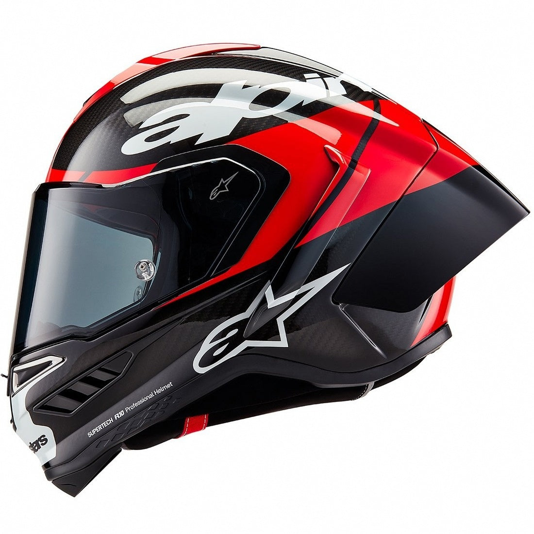 Supertech R10 Element Carbon Red Race Helmet