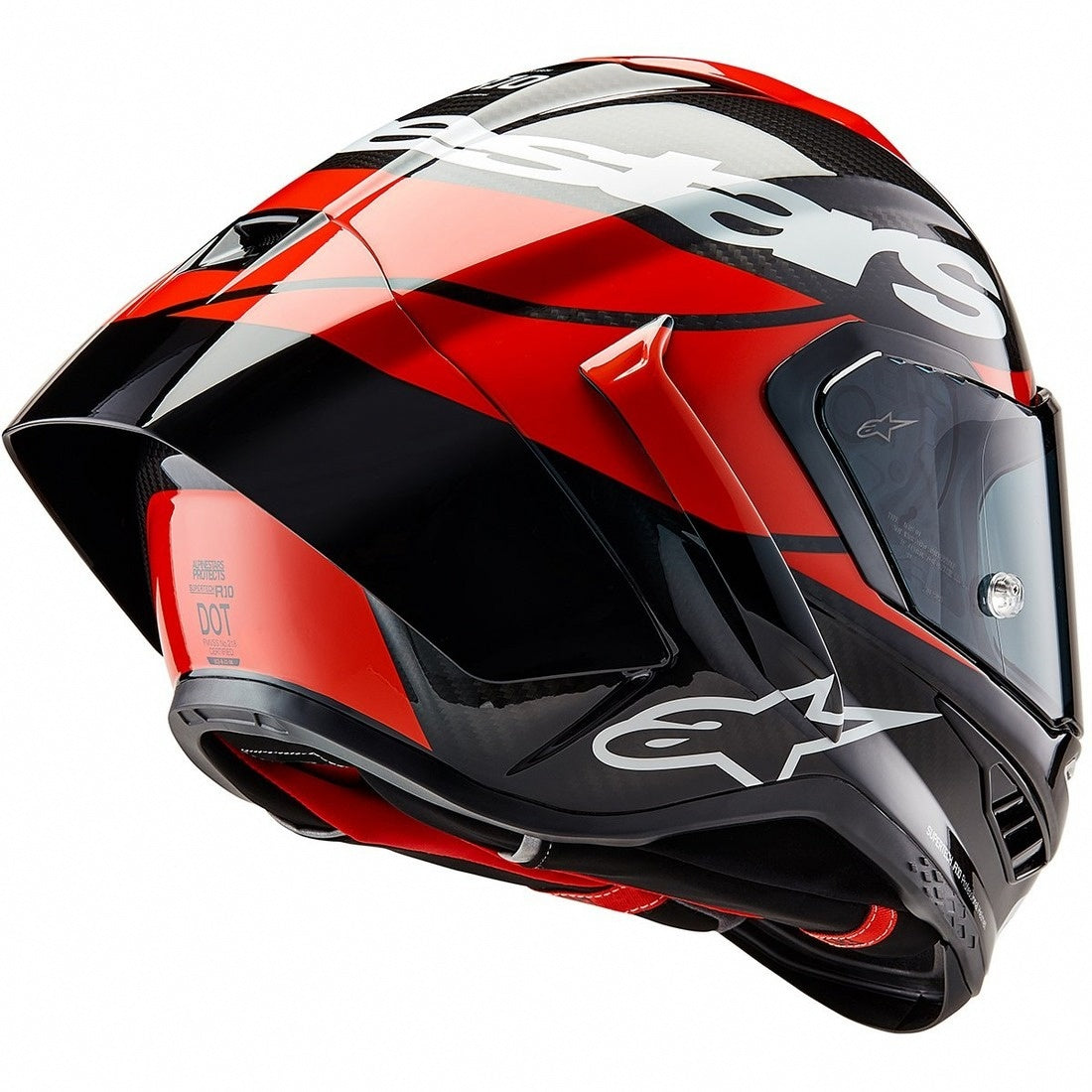 Supertech R10 Element Carbon Red Race Helmet