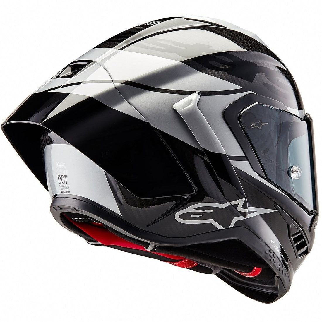 Supertech R10 Element Carbon Silver Race Helmet