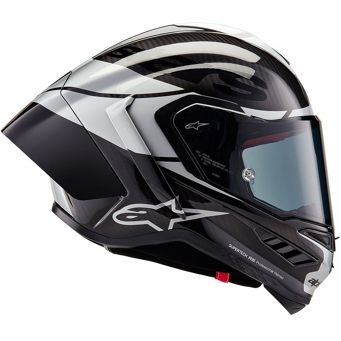 Supertech R10 Element Carbon Silver Race Helmet