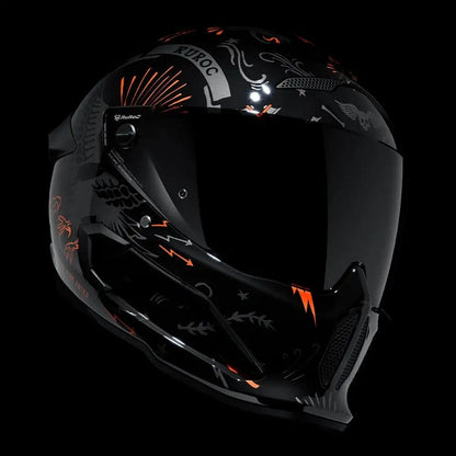 Ruroc AT4.0 Carbon Blackbird Full Face Helmet