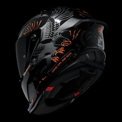 Ruroc AT4.0 Carbon Blackbird Full Face Helmet