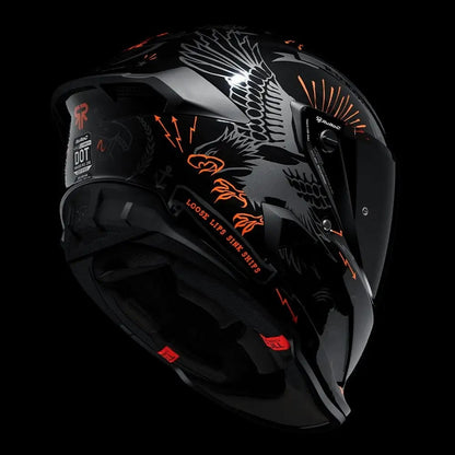 Ruroc AT4.0 Carbon Blackbird Full Face Helmet