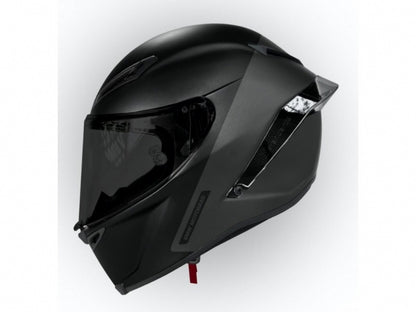M Pro Race 2026 Full Face Motorcycle Helmet – Triple Black
