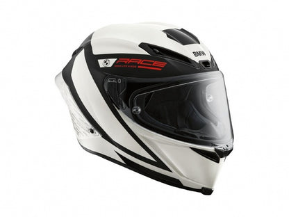 M Pro Race 2026 Full Face Motorcycle Helmet – Light White
