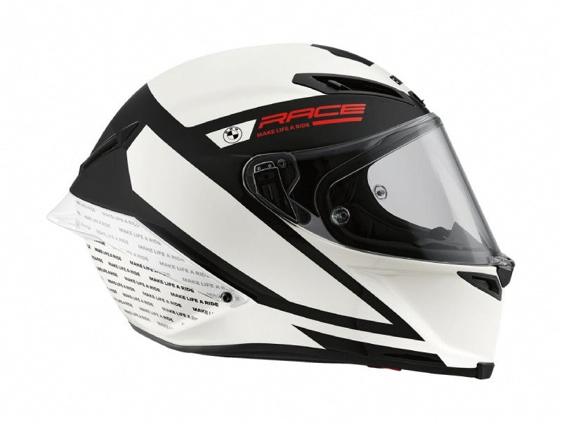 Light White Full Face Motorcycle Helmet