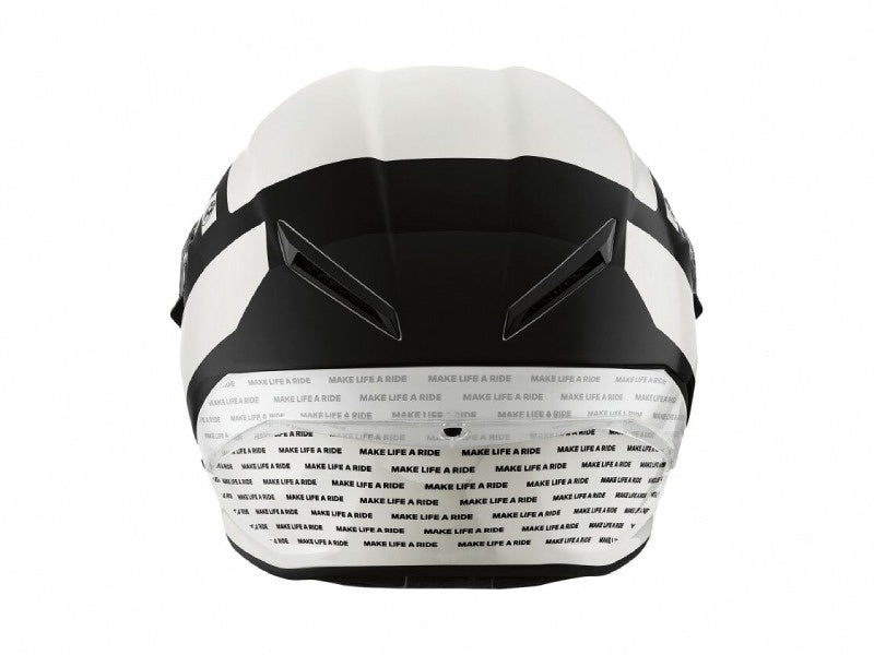 M Pro Race 2026 Full Face Motorcycle Helmet – Light White