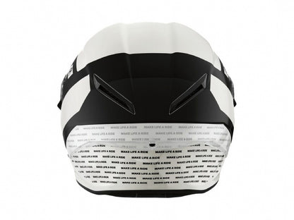 Light White Full Face Motorcycle Helmet