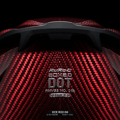 EOX 2.0 Ruby Carbon RR Full-Face Helmet