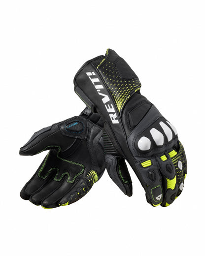 Gloves Control | Black-Neon Yellow