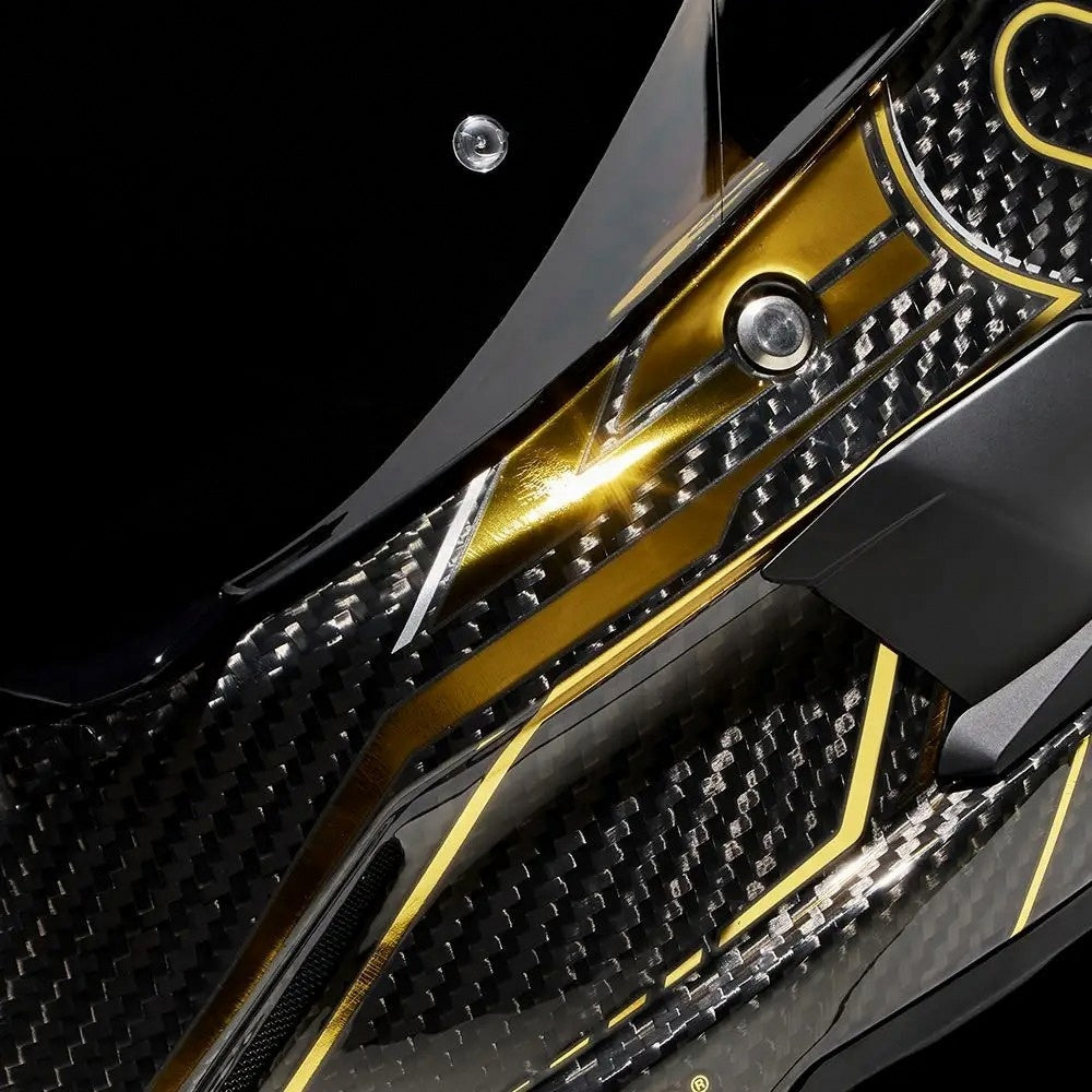 Ruroc AT4.0 Track Titan Gold Carbon Full Face Helmet
