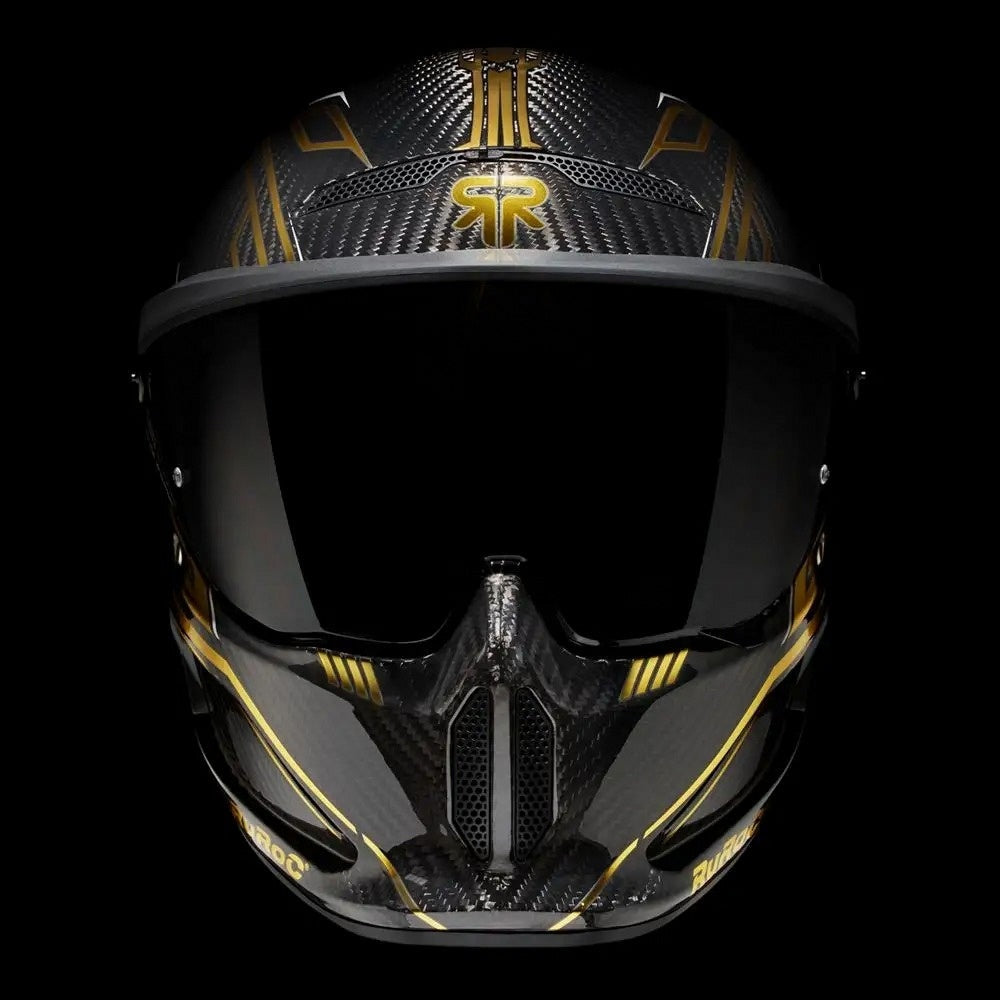 Ruroc AT4.0 Track Titan Gold Carbon Full Face Helmet