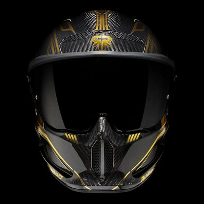 Ruroc AT4.0 Track Titan Gold Carbon Full Face Helmet