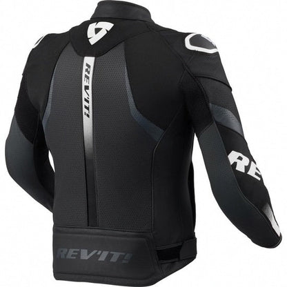 REVIT! Hyperspeed 3 Air Leather Jacket Black/White