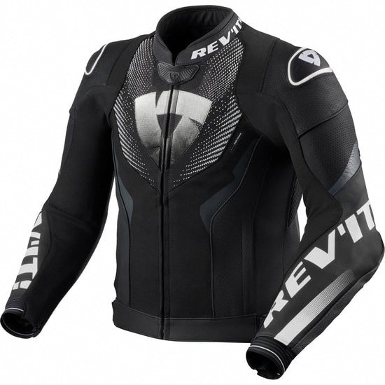 REVIT! Hyperspeed 3 Air Leather Jacket Black/White