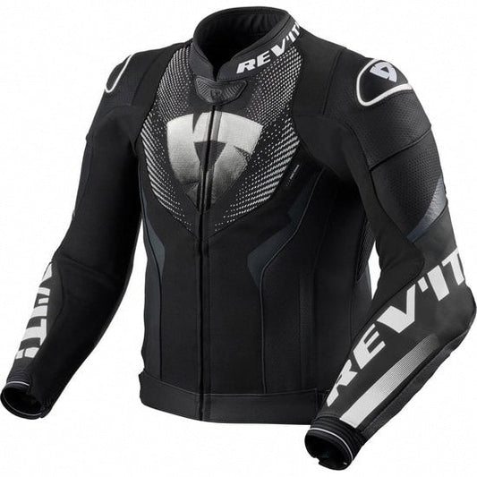REVIT! Hyperspeed 3 Air Leather Jacket Black/White