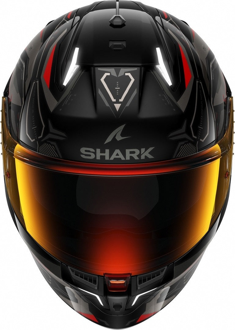 Skwal i3 Linik Full Face Helmet – Black/Anthracite/Red