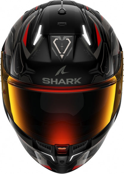 Skwal i3 Linik Full Face Helmet – Black/Anthracite/Red