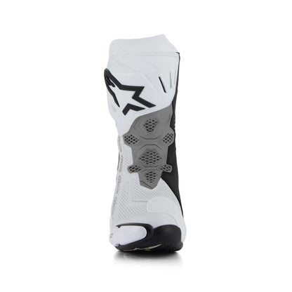 Alpinestars Supertech R Vented Sports Boots - White / Mid Grey / Black